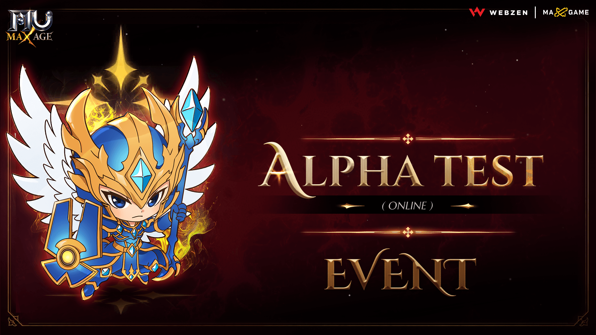 Evento oficial do Alpha Test Online de MU MAX Age